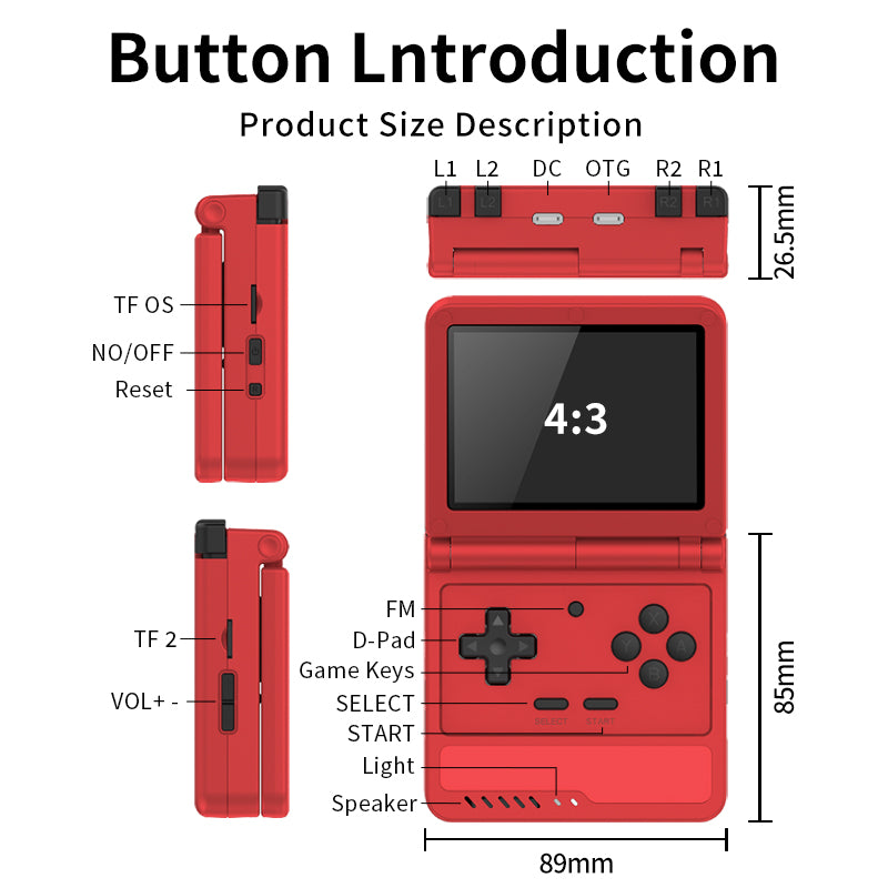 V90S Handheld Game Console