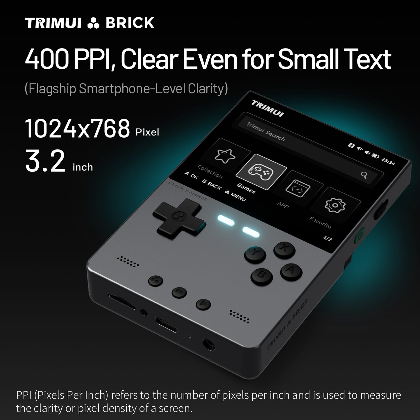 TRIMUI BRICK HAMMER Handheld Game Console