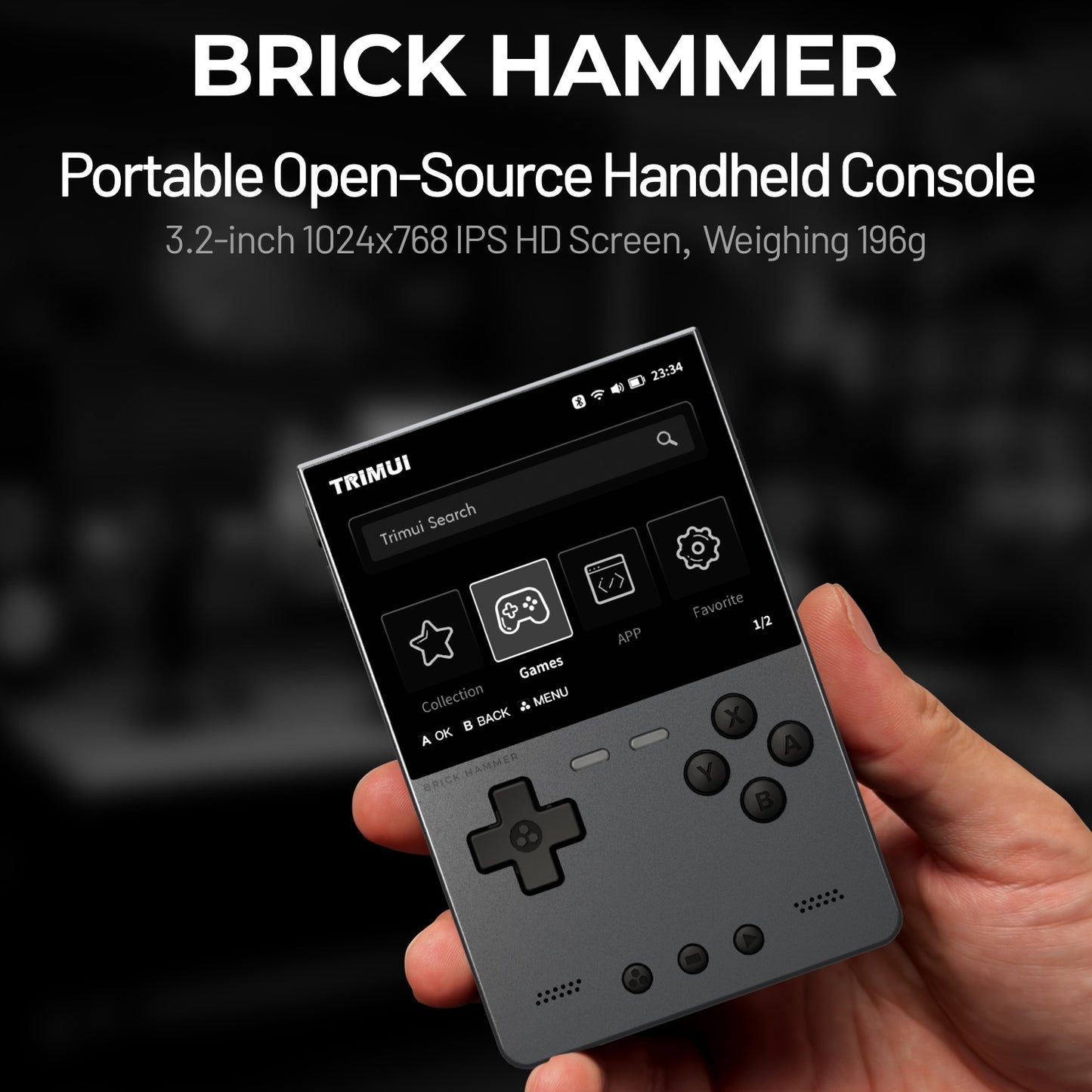 TRIMUI BRICK HAMMER Handheld Game Console