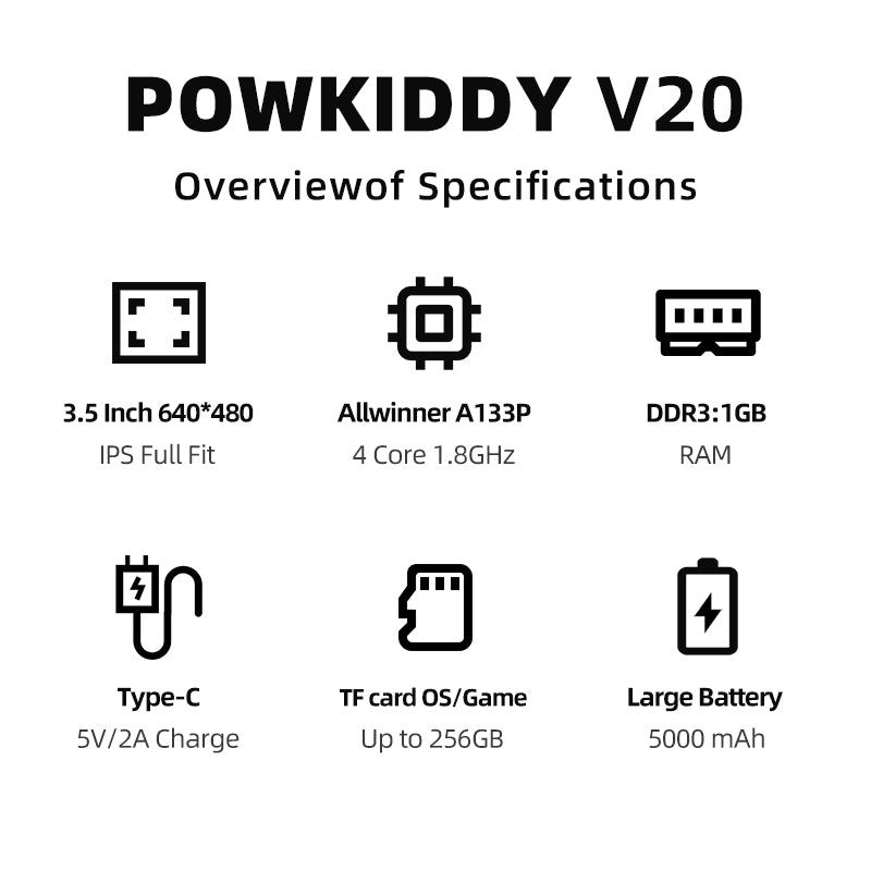 V20 Handheld Game Console