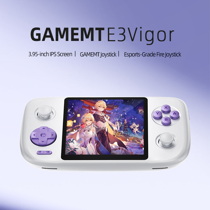 Pre-sale GAMEMT E3 Vigor 3.95-inch IPS Screen 8-CORE ARM CORTEX-A7 Handheld Game Console