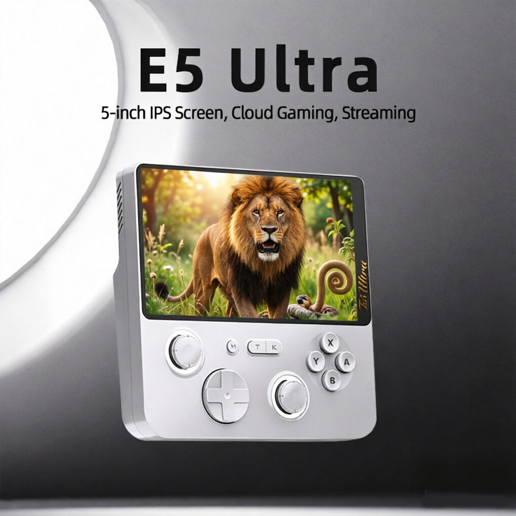 GAMEMT E5 Ultra 5-inch T620 Android Handheld Game Console
