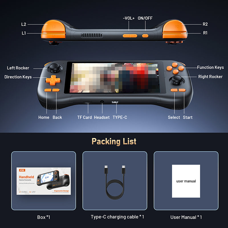 K56 Handheld Game Console