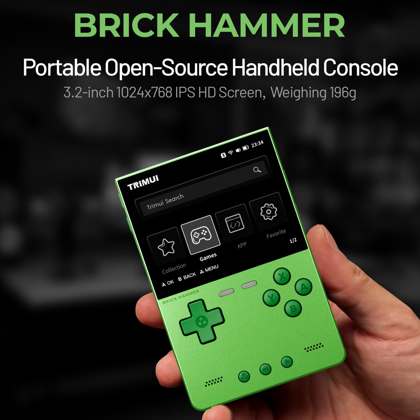TRIMUI BRICK HAMMER Handheld Game Console