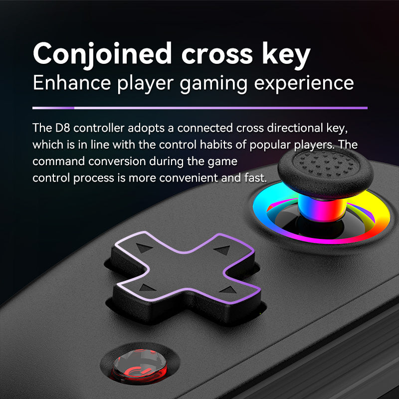 D8 Wireless Bluetooth 5.2 Hall Effect Gamepad For iPhone Android Xbox cloud gaming PS Remote Play Steam Switch mobile game controllers