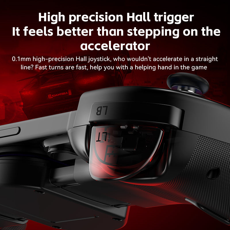 D8+ Wireless Bluetooth Retractable Gamepad For PC/PS3/Switch Controller motor vibration TURBO mode