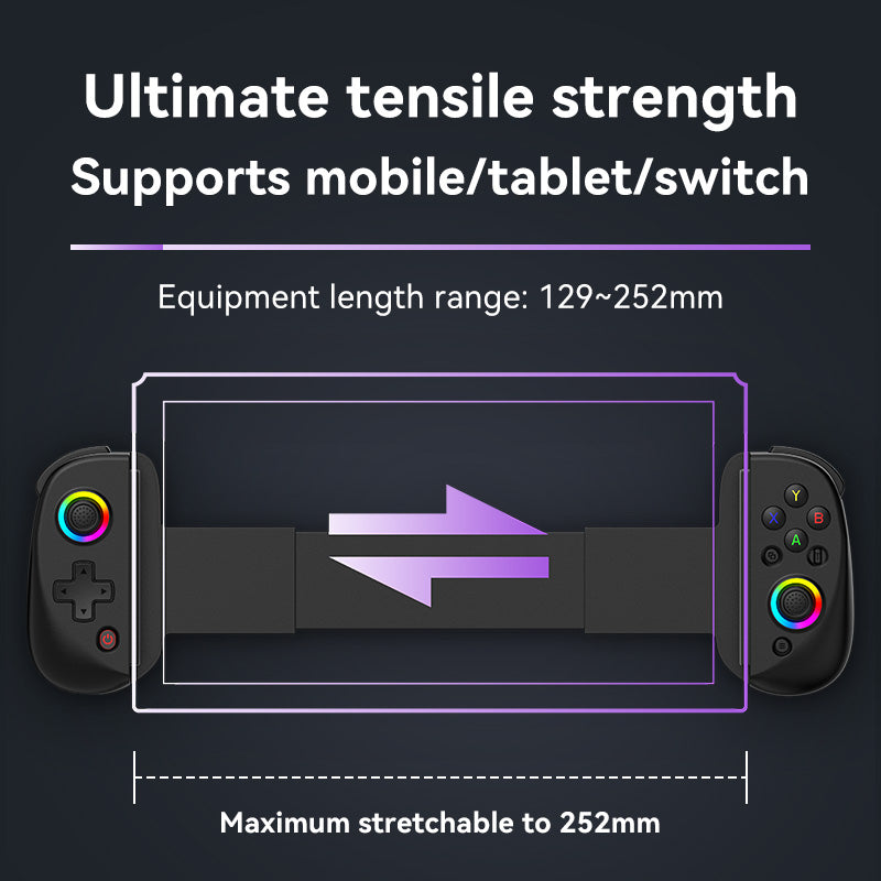 D8 Wireless Bluetooth 5.2 Hall Effect Gamepad For iPhone Android Xbox cloud gaming PS Remote Play Steam Switch mobile game controllers