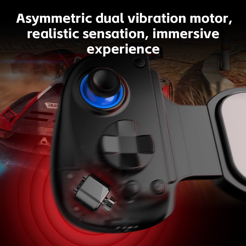 D8+ Wireless Bluetooth Retractable Gamepad For PC/PS3/Switch Controller motor vibration TURBO mode
