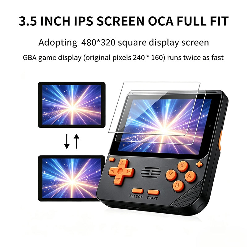 DYNPLY V10 3.5-inch 480*320 IPS Screen Retro Handheld Game Console