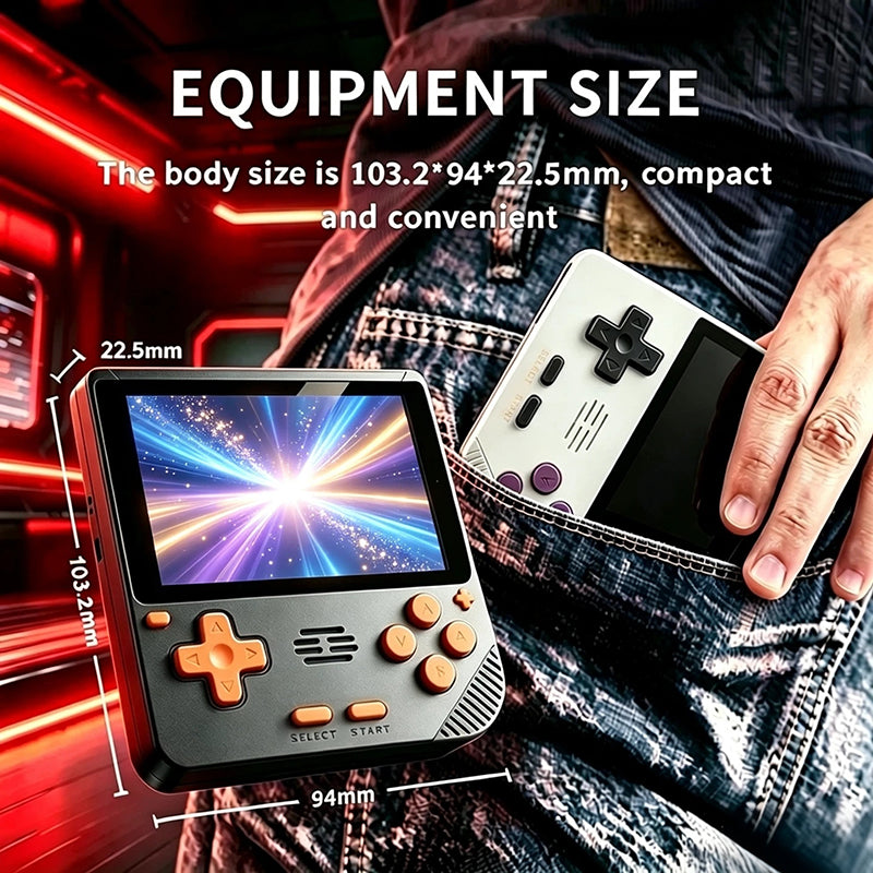 DYNPLY V10 3.5-inch 480*320 IPS Screen Retro Handheld Game Console