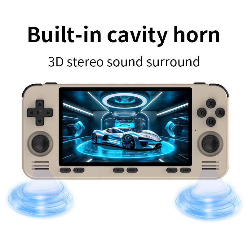 POWKIDDY RGB10 MAX3 PRO Stereo High-Performance Chip Linux Retro Handheld Game Console