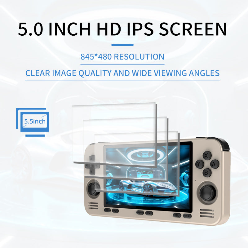 POWKIDDY RGB10 MAX3 PRO Stereo High-Performance Chip Linux Retro Handheld Game Console