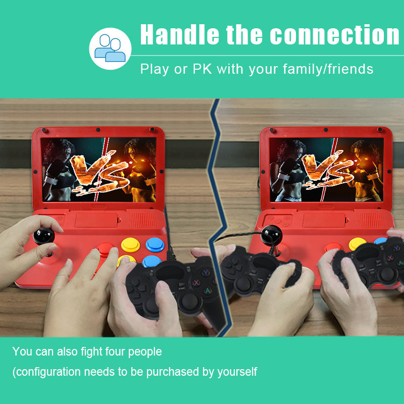 POWKIDDY A13 Foldable Arcade Game Console with 10-inch Large Screen - Royibeila Official Store