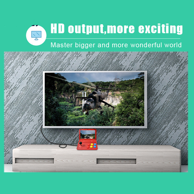 POWKIDDY A13 Foldable Arcade Game Console with 10-inch Large Screen - Royibeila Official Store