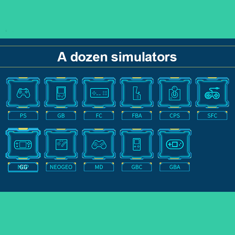 POWKIDDY A13 Foldable Arcade Game Console with 10-inch Large Screen - Royibeila Official Store