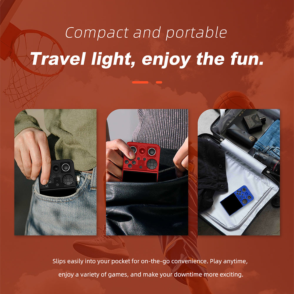 ROYIBEILA R36B MAX 4.0-inch 720*720 IPS Screen Retro Handheld Game Console