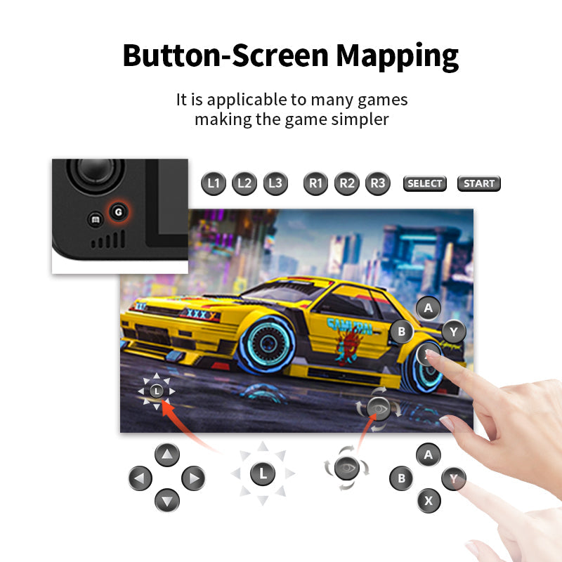 POWKIDDY X28 Handheld Game Console Powerful T618 Chip Android 11 System PS2 Games - Royibeila Official Store