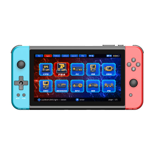 POWKIDDY X70 7-inch IPS Screen Retro Handheld Game Console Great value children's gifts