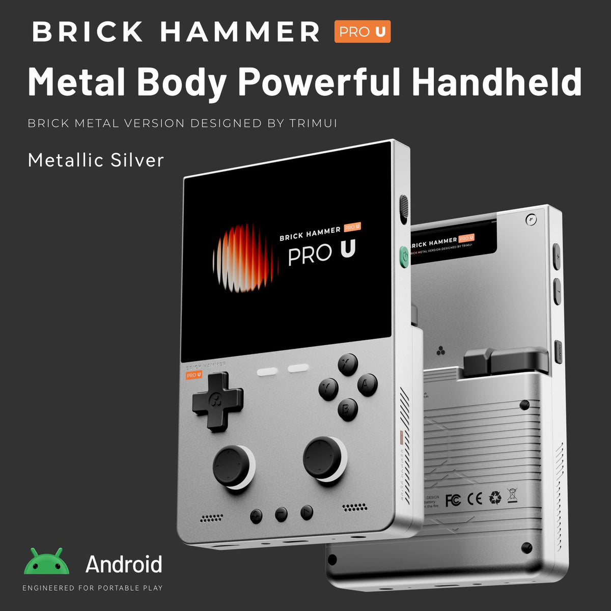 Trimui Brick Hammer Pro U Android Handheld Game Console