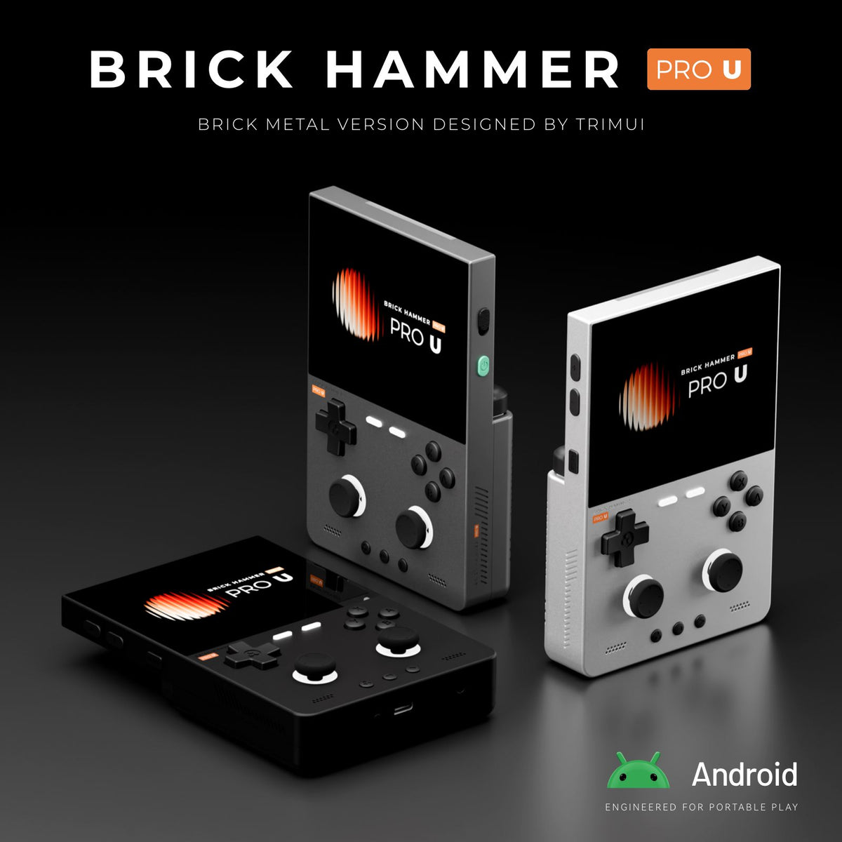 Trimui Brick Hammer Pro U Android Handheld Game Console