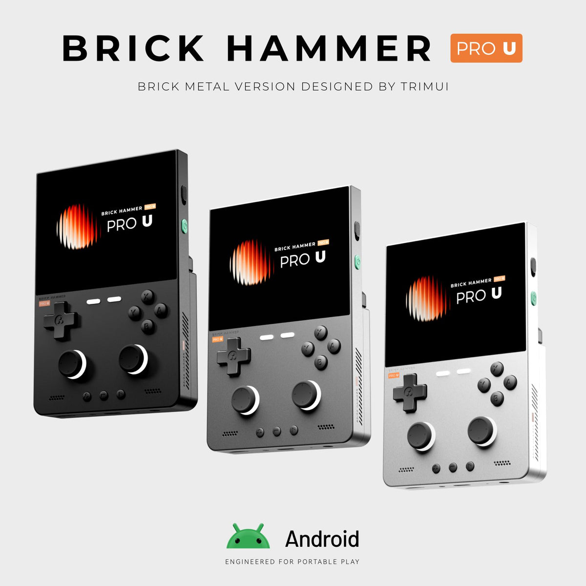 Trimui Brick Hammer Pro U Android Handheld Game Console